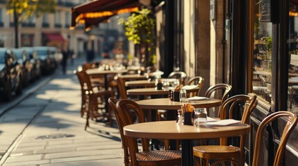 Parisian Cafe Terrace