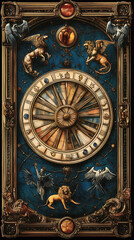 Obraz premium A tarot card