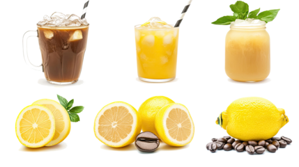 Refreshing Lemonades and Iced Coffees for a Summer Day Generative AI