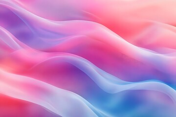 Fototapeta premium Abstract blue and purple liquid wavy shapes futuristic background