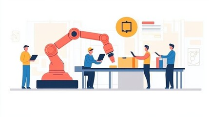 Intelligent factory and Industry 4.0 management.