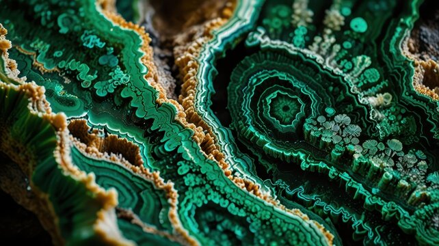 Experience the green world of malachite. Our backgrounds with hypnotic patterns and velvety texture will add natural elegance to your projects.