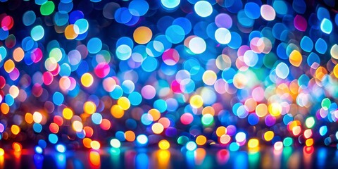 Naklejka premium Abstract Colorful Bokeh Lights Background, bokeh, lights