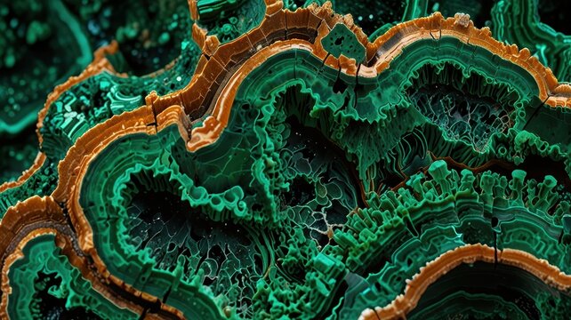 Experience the green world of malachite. Our backgrounds with hypnotic patterns and velvety texture will add natural elegance to your projects.