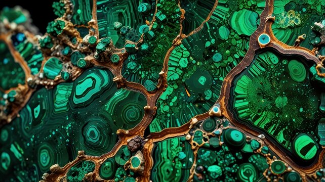 Experience the green world of malachite. Our backgrounds with hypnotic patterns and velvety texture will add natural elegance to your projects.