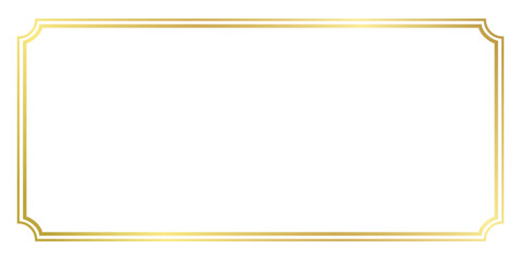 Premium Luxury Golden Frame Antique Round Border Decorative Vector Illustration