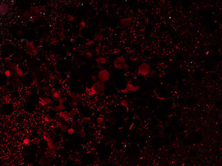 Macro dust of metallic pigment sparkling