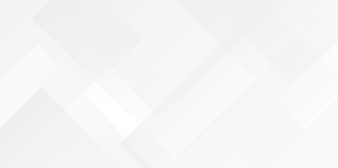White and gray overlap triangle geometric technology pattern. minimal rectangle randomly arranged white triangle geometric transparent background layers overlapping presentation design.