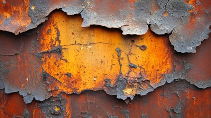 Vibrant Decay: A Textural Exploration of Rust and Peeling Paint
