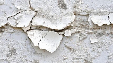 Weathered and Cracked Concrete Wall Texture