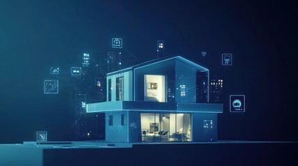 Smart Home Technology Concept