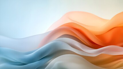 Obraz premium Soft and Delicate Pastel Rainbow Gradient Background with Smooth Color Transitions Capturing a Serene and Soothing Ambiance