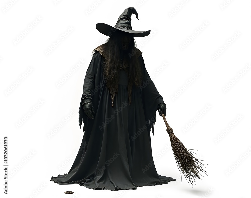 Poster isolated toxic witch image available as a png file in white or transparent format for download purpo