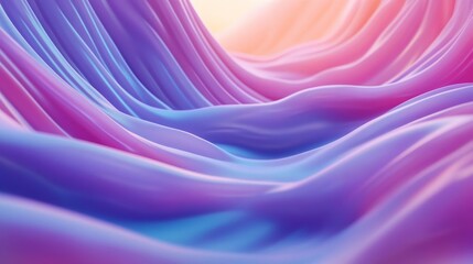 Obraz premium Vibrant Liquid Waves of Color: An Abstract Dreamscape