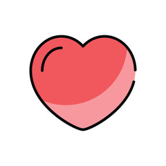 Wishlist Heart vector icon