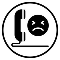 phone call glyph icon