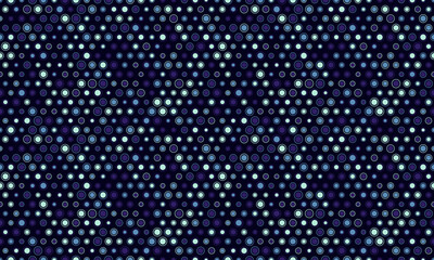Polka dot pattern with colorful round spots, ideal for textile fabrics, seamless wallpapers, and abstract backgrounds with a geometric touch.