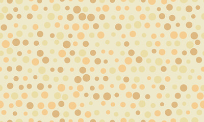 Seamless dotted pattern with colorful circles, ideal for textile fabrics, wallpaper, or abstract backgrounds. A trendy geometric design for creative decor.