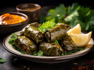 Dolma on a plate