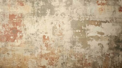 Weathered Concrete Wall with Rustic Texture and Earthy Tones
