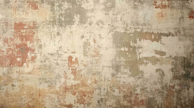 Weathered Concrete Wall with Rustic Texture and Earthy Tones