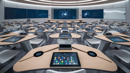 Modern School Classroom