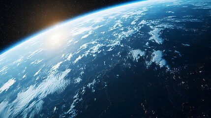 Breathtaking View of Earth s Atmospheric Layers from the Depths of Space