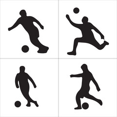 sports, game, athlete, fitness, figure, goal vector design 