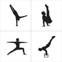 jumping, jump, person, olympic vector design symbol 