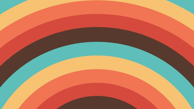 transition circle motion video groovy background