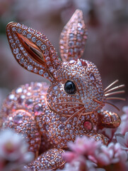 Obraz premium Jewelry Pink Rabbit