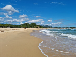 This is Sampo Beach in Gangwon-do, South Korea.