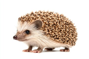 Obraz premium A small hedge sits atop a white surface