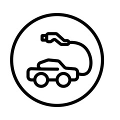 Electric Car Icon