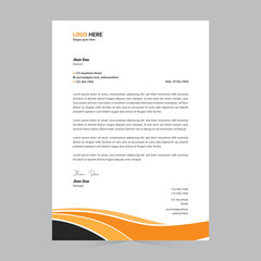 Business letterhead design, modern business letterhead corporate letterhead 
