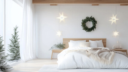 Cozy Winter Wonderland - Festive Bedroom Decor Ideas