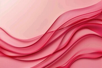 Obraz premium A close-up shot of a pink wavy background, ideal for use in designs and compositions where a unique texture is needed