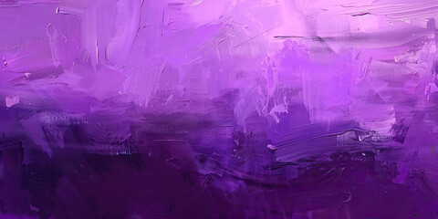 A striking purple background in an abstract painting symbolizes strength and resilience, encouraging patients on their journey to recovery.