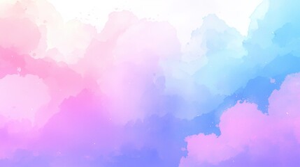 Soft Ethereal Anime Style Tie Dye Background