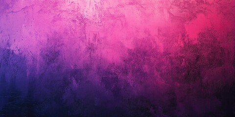 Obraz premium A bright pink and purple wall on a dark black background