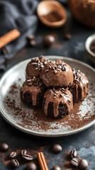 Decadent Mocha Truffle Creations, indulgent chocolate treats infused with rich coffee flavor, perfect for dessert lovers and special occasions