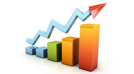 illustration of business growth