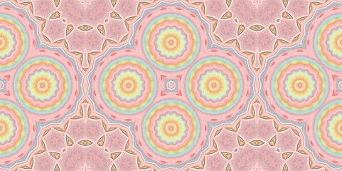 Abstract Kaleidoscope Geometry Psychedelic Art Pattern Background Wallpaper