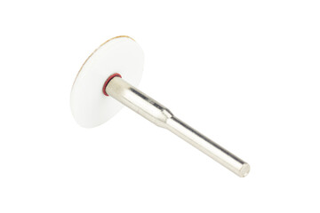 grinding disc for hand engraver isolated from background
