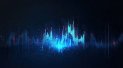 Abstract Digital Art with Vibrant Lights