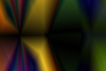 Obraz premium A captivating image where various media images are refracted through a kaleidoscope. psychedelic background. colorful Futuristic Background