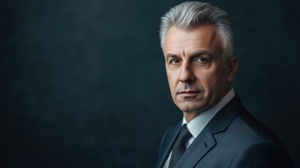 A man dressed in formal attire posing for a photo shoot