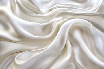 Obraz premium High-quality image of white fabric with intricate details and patterns