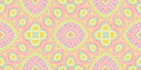 Abstract Kaleidoscope Geometry Psychedelic Art Pattern Background Wallpaper