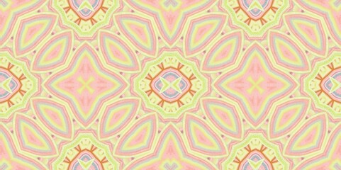 Abstract Kaleidoscope Geometry Psychedelic Art Pattern Background Wallpaper
